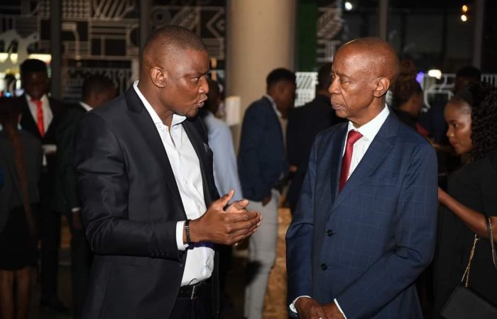 Elliot Moshoke and Tebogo Masire at Botswana Stock Exchange dinner Elliot Moshoke and Tebogo Masire at Botswana Stock Exchange dinner